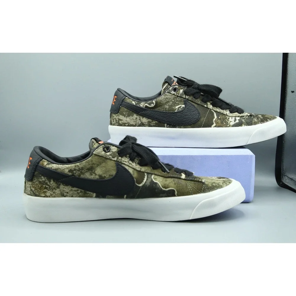 Nike SB Blazer Low GT Grant Taylor Camo Skate Shoes DO9398-002 Mens 7 Womens 8.5
